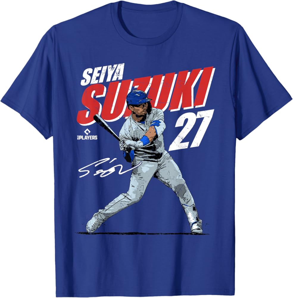Amazon.com: Seiya Suzuki | Chicago Baseball Players | MLBSSI3001 T Amazon.com: Seiya Suzuki | Chicago Baseball Players | MLBSSI3001 T